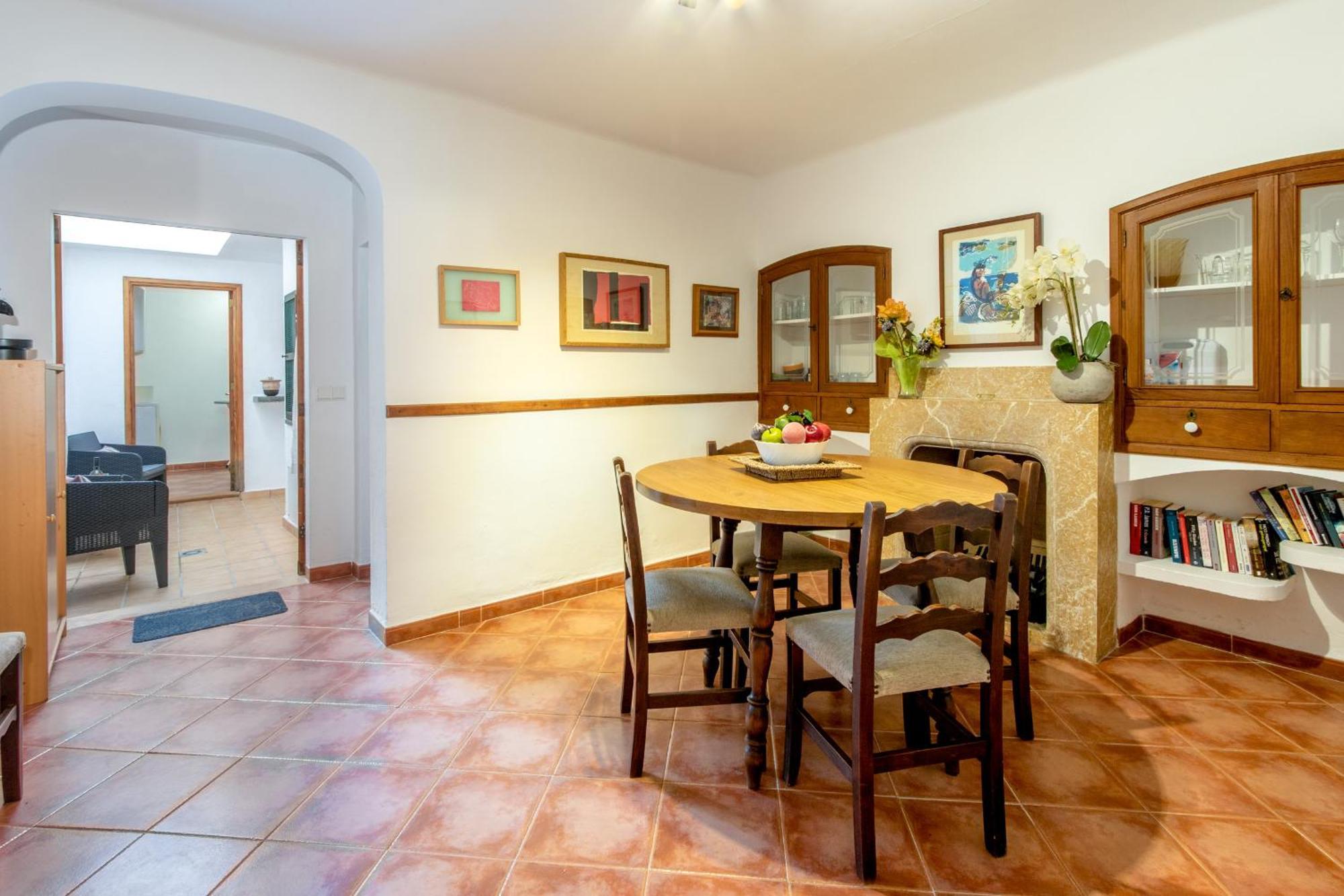 Casa Joana Acogedora Casa De Pueblo Con Terraza Ferienhaus *